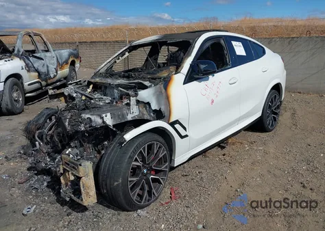 2022 BMW X6 M из США, поврежденный, VIN 5YMCY0C07N9J40350